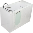 Ella's Bubbles OA3052HH-HB-L Capri Hydro Massage Acrylic Walk-In Bathtub, Left Outswing Door, Ella 5pc. Fast-Fill Faucet, Heated Seat, Dual 2" Drains, 30"x 52", White 11