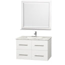 Wyndham Collection Centra 36" Single Bathroom Vanity for Undermount Sinks - Matte White WC-WHE009-36-SGL-VAN-WHT- 5