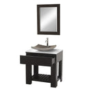 Wyndham Collection Zen II 30" Bathroom Vanity Set - Espresso WC-MB1000-30-ESP 4