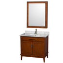 Wyndham Collection Hatton 36" Single Bathroom Vanity - Light Chestnut WC-1616-36-SGL-VAN-CLT 3