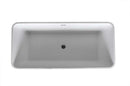 Venzi PietraStone 27 x 60 Man Made Stone Freestanding Bathtub with Center Drain By Atlantis 2