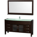 Wyndham Collection Daytona 60" Bathroom Vanity with Mirror - Espresso WC-A-W2109-60-ESP