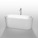 Wyndham Collection Ursula 59" Soaking Bathtub - White WC-BTK1511-59