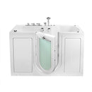 Ella's Bubbles O2SA3260-H-L Tub4Two Soaking Acrylic Walk-in Tub with Heated Seat, Left Outward Swing Door, Thermostatic Faucet, Dual 2" Drains, 32" x 60" x 42", White