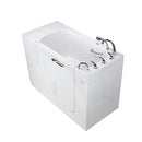 Ella's OLA3052AM-R-Hhb Transfer Acrylic L Shape Wheelchair, 29x52x42", White