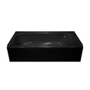 Lyons Industries Victory 4.5 ft. Above Floor Rough Left Drain Bathtub in Black