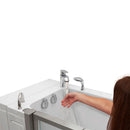 Ella Elite 30"x52" Acrylic Soaking Walk-In-Bathtub, Left Inward Swing Door, 2 Piece Fast Fill Faucet, 2" Dual Drain 6
