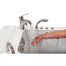  Ella Monaco 32"x52" Acrylic Air and Hydro Massage and Heated Seat Walk-In Bathtub with Left Outward Swing Door, 2 Piece Fast Fill Faucet, 2" Dual Drain 5