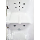 Ella Wheelchair Transfer 30"x52" Acrylic Hydro Massage Walk-In Bathtub with Right Outward Swing Door, 5 Piece Fast Fill Faucet, 2" Dual Drain 6