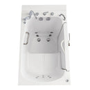 Ella Wheelchair Transfer 36"x55" Acrylic Hydro Massage Walk-In Bathtub with Right Outward Swing Door, Heated Seat, 5 Piece Fast Fill Faucet, 2" Dual Drain 6