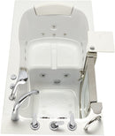 Ella's Bubbles H3117-HB Royal Hydro Massage Acrylic Walk-In Bathtub with Left Inward Swing Door, Ella 5pc. Fast-Fill Faucet, Dual 2" Drains, 32"x 52", White 4