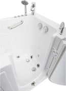 Capri Acrylic Hydro+Microbubble Massage Walk-In Tub, Outward Swing Door, Fast Fill Faucet, Right 2" Dual Drain 6