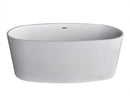 Venzi PietraStone 32 x 62 Man Made Stone Freestanding Bathtub with Center Drain By Atlantis