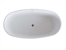 Venzi PietraStone 32 x 62 Man Made Stone Freestanding Bathtub with Center Drain By Atlantis 2