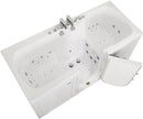 Ella's Bubbles O2SA3680TFH Big4Two 36" x 80" Triple Massage Two Seat Acrylic Walk-in Bathtub with Ella 5pc. Fast-Fill Faucet Set, Outward Swing Door, Dual 2" Drains, 36"x 80", White 8