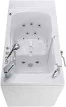 Ella Capri 30"x52" Acrylic Hydro Massage w/ Independent Foot Massage Walk-In Bathtub , Left Outward Swing Door, 5 Piece Fast Fill Faucet, 2" Dual Drain 6