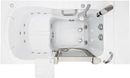 Ellas Bubbles Elite Acrylic Hydro Massage+Heated Seat Walk-In Tub, Inward Swing Door, Fast Fill Faucet, Right 2" Dual Drain, White (HH31082P) 2