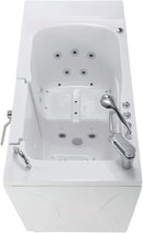 Ella Capri 30"x52" Acrylic Hydro Massage w/ Independent Foot Massage Walk-In Bathtub , Right Outward Swing Door, 5 Piece Fast Fill Faucet, 2" Dual Drain 6