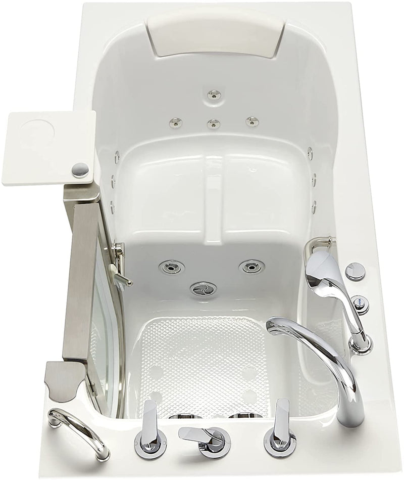 Ella's Bubbles HH3118-HB Royal Hydro Massage Acrylic Walk-In Bathtub with Heated Seat, 32"x 52", White 4