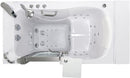 Elite Acrylic Hydro Massage+Microbubble Walk-In Tub, Inward Swing Door, 2 Piece Fast Fill Faucet, Left 2" Dual Drain 3