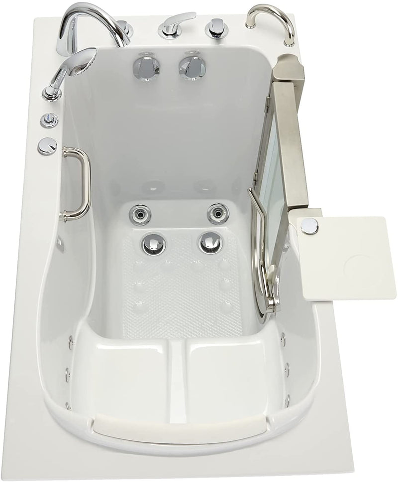 Ella's Bubbles HH3118-HB Royal Hydro Massage Acrylic Walk-In Bathtub with Heated Seat, 32"x 52", White 9