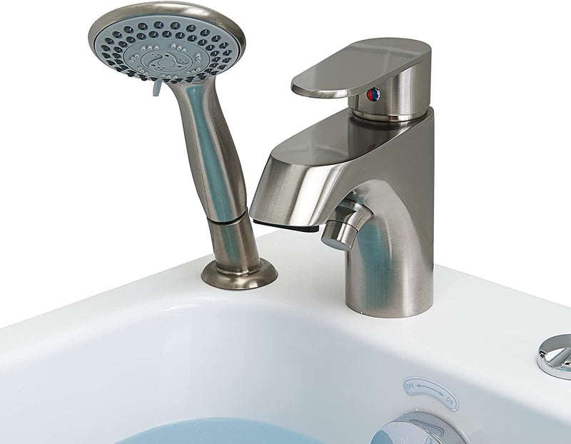Ella Brushed Nickel 2 Piece Single Lever Fast-Fill Faucet 2