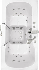 Ella's Bubbles O2SA3260HH-HB-R Tub4Two Hydro Massage Acrylic Walk-In Tub with Heated Seat, Right Outward Swing Door, Ella 5pc. Fast-Fill Faucet, Dual 2" Drains, 32" x 60" x 42", White 3