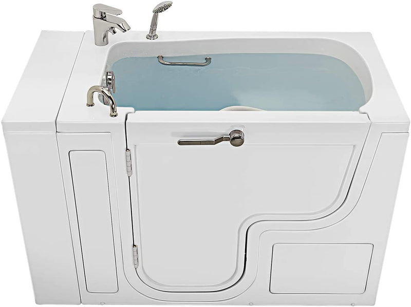 32x52 Transfer Soaking Acrylic Walk-In Tub, Fast Fill Faucet, Left 2" Dual Drain 2