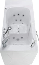 Capri Acrylic Hydro+Microbubble Massage Walk-In Tub, Outward Swing Door, Fast Fill Faucet, Left 2" Dual Drain 2