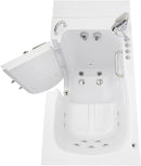 Capri Acrylic Hydro+Microbubble Massage Walk-In Tub, Outward Swing Door, Fast Fill Faucet, Left 2" Dual Drain 4