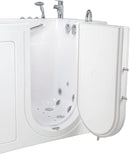 Ellas Bubbles Capri Acrylic Air and Hydro Massage and Heated Seat Walk-In Bathtub with Right Outward Swing Door, 2 Piece Fast Fill Faucet, 2" Dual Drain, White, 30x52x45, OA3052DH2P-R 8