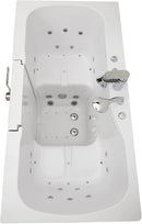 Ella's Bubbles O2SA3260HH-HB-R Tub4Two Hydro Massage Acrylic Walk-In Tub with Heated Seat, Right Outward Swing Door, Ella 5pc. Fast-Fill Faucet, Dual 2" Drains, 32" x 60" x 42", White 9