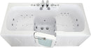 Ella's Bubbles O2SA3260DM-R Tub4Two Air and Hydro Massage, Microbubble Acrylic Walk-in Tub with Right Outward Swing Door, Thermostatic Faucet, Dual 2" Drains, 32" x 60" x 42", White
