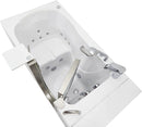 Ellas Bubbles Elite Acrylic Hydro Massage+Heated Seat Walk-In Tub, Inward Swing Door, Fast Fill Faucet, Right 2" Dual Drain, White (HH31082P) 4