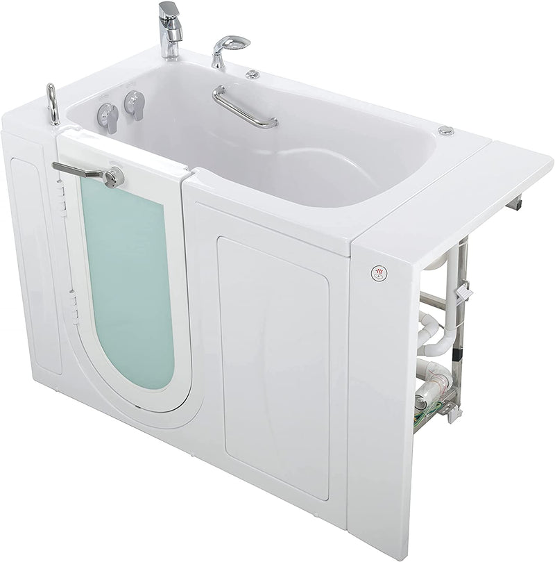 Ella's Bubbles OA3052H-L Capri Hydro Massage Acrylic Walk-in Bathtub, 30"x 52", White 10
