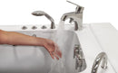 Ella Royal 32"x52" Acrylic Air and Hydro Massage and Heated Seat Walk-In Bathtub with Right Inward Swing Door, 2 Piece Fast Fill Faucet, 2" Dual Drain 7