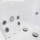 Ellas Bubbles TO2SA3260L Tub4Two Walk in tub Two seat, Hydro air Massage, Fast Fill Faucet, Left Drain, White 6
