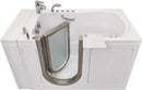Royal Acrylic Hydro Massage+Microbubble+Heated Seat Walk-In Tub, Inward Swing Door, 2 Piece Fast Fill Faucet, Left 2" Dual Drain 2