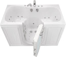 Ella's Bubbles O2SA3260DM-HB-R Tub4Two Air and Hydro, Microbubble Acrylic Massage Walk-in Tub with Right Outward Swing Door, Ella 5pc. Fast-Fill Faucet, Dual 2" Drains, 32" x 60" x 42", White