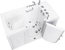 Ella's Bubbles OA3052DH-HB-R-D Capri Air and Hydro Massage Acrylic Walk-in Bathtub, Outward Swing Door, Thermostatic Faucet, Digital Control, Heated Seat, Dual 2" Drains, 30"x52", White 5