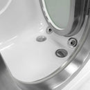 Ella's Bubbles HH3058 Ella Deluxe 30" x 52" Hydro Massage and Heated Seat Acrylic Walk-in Tub, Thermostatic Faucet, Dual 2" Drains, 30"x 55", White 6