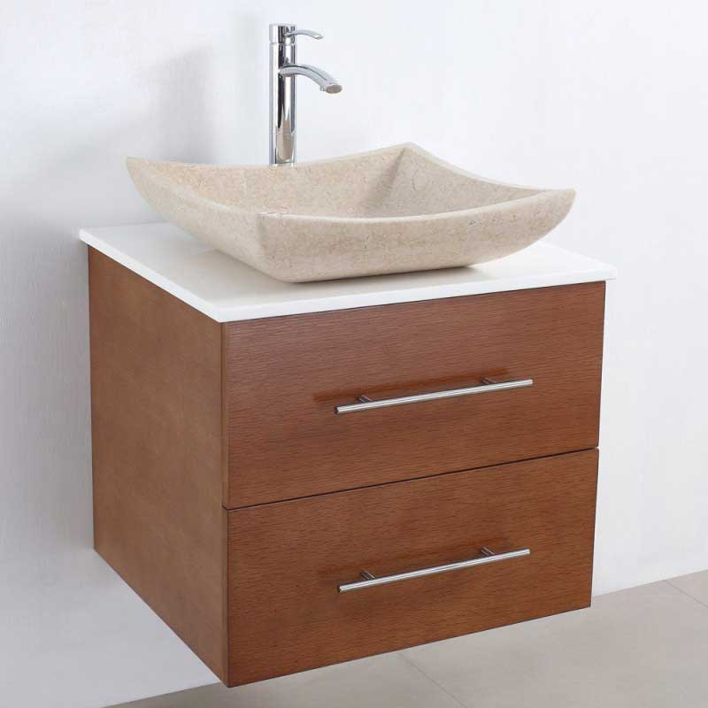Wyndham Collection Avalon Vessel Sink - Ivory Marble WC-GS002 3