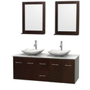 Wyndham Collection Centra 60" Double Bathroom Vanity Set for Vessel Sinks - Espresso WC-WHE009-60-DBL-VAN-ESP 7