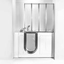 Ella's Bubbles H931084F Elite Dual Massage + Heated Seat Walk in Tub, White