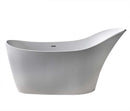 Venzi PietraStone 30 x 67 Man Made Stone Freestanding Bathtub with Reversible Drain By Atlantis