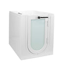 Ella's Front Entry Air and Hydro Massage Acrylic Walk-in Bathtub, Right Hinge Door, 2" Single Drain