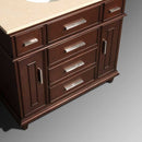 Wyndham Collection Berkeley 36" Single Bathroom Vanity - Dark Chestnut WC-1717-36-SGL-CDK 5