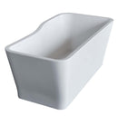 Venzi Vida Collection 32 x 69 Rectangle Acrylic Freestanding Bathtub with Reversible Drain By Atlantis