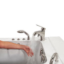 Ella Royal 32"x52" Acrylic Air and Hydro Massage and Heated Seat Walk-In Bathtub with Right Inward Swing Door, 2 Piece Fast Fill Faucet, 2" Dual Drain 7