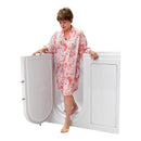 Ella Mobile 26"x45 Acrylic Soaking Walk-In-Bathtub, Left Outward Swing Door, 2 Piece Fast Fill Faucet, 2"  Drain 7